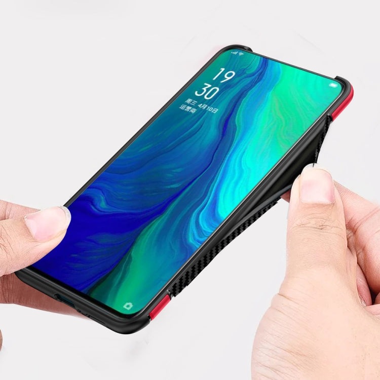 Magnetic Armor Protective Case with 360 Degree Rotation Ring Holder For OPPO Reno 10x zoom