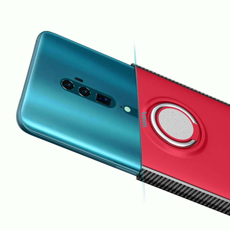 Magnetic Armor Protective Case with 360 Degree Rotation Ring Holder For OPPO Reno 10x zoom