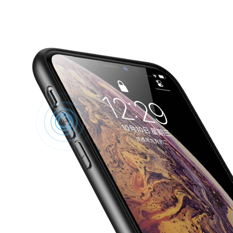 For iPhone X / XS Lycra Series Eye Protection TPU Acrylic Protection Case