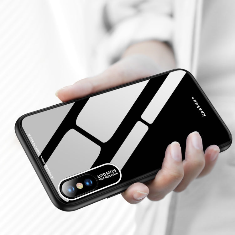 For iPhone XR Lycra Series Eye Protection TPU Acrylic Protection Case