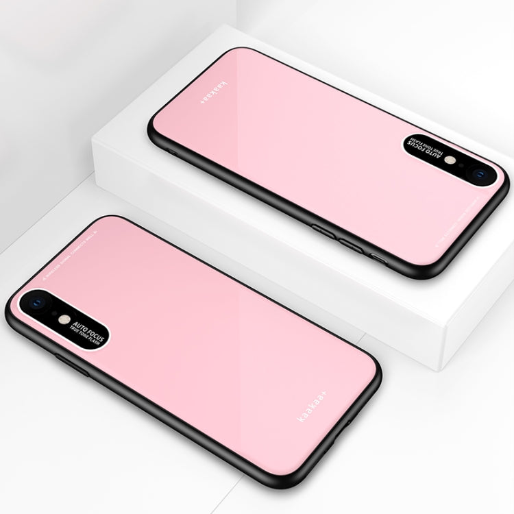 For iPhone XR Lycra Series Eye Protection TPU Acrylic Protection Case