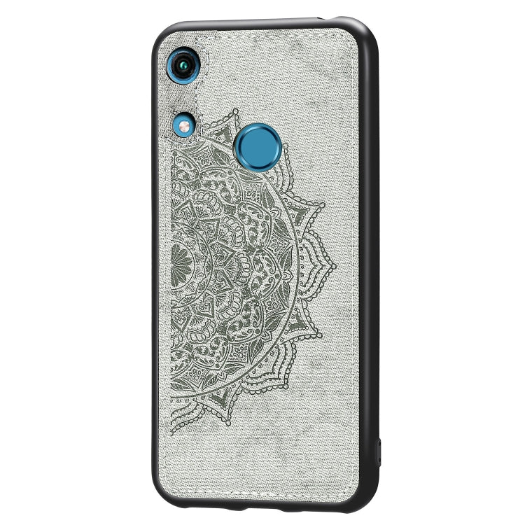 Embossed Mandala Pattern Magnetic PC + TPU + Fabric Shockproof Case for Huawei Honor 8A Pro