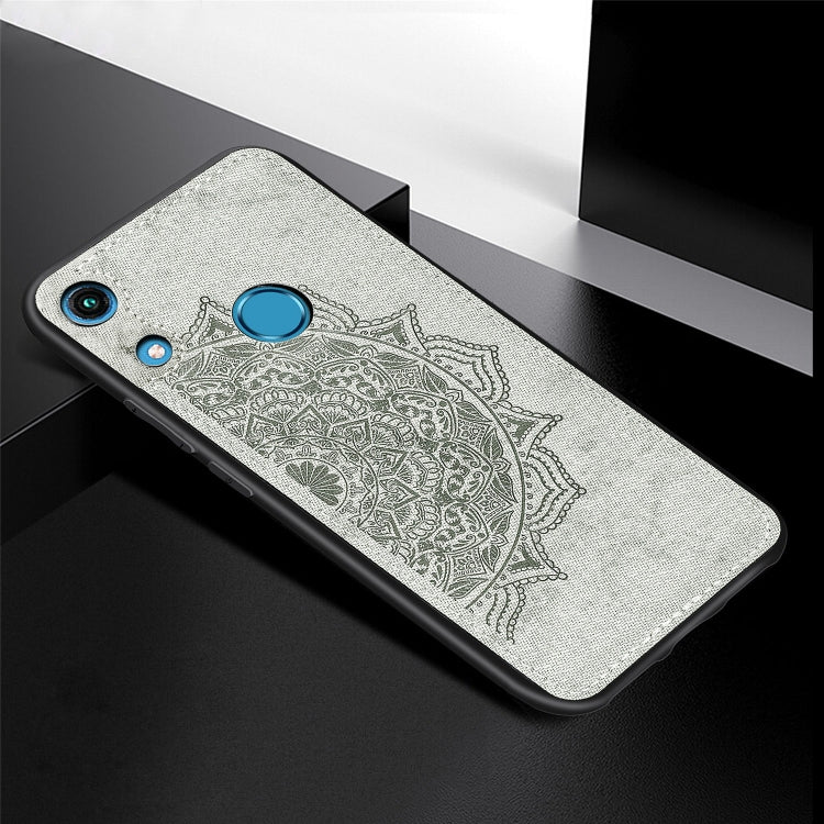 Embossed Mandala Pattern Magnetic PC + TPU + Fabric Shockproof Case for Huawei Honor 8A Pro