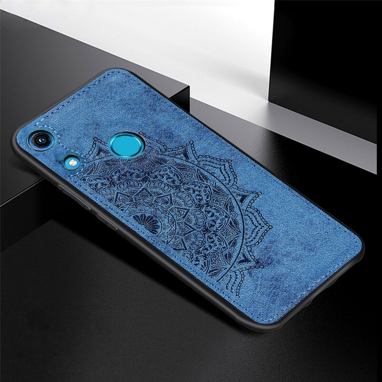 Embossed Mandala Pattern Magnetic PC + TPU + Fabric Shockproof Case for Huawei Honor 8A Pro