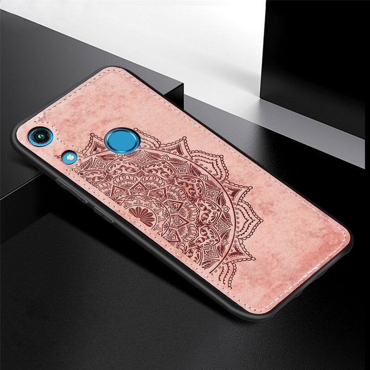 Embossed Mandala Pattern Magnetic PC + TPU + Fabric Shockproof Case for Huawei Honor 8A Pro