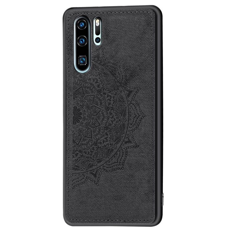 Embossed Mandala Pattern Magnetic PC + TPU + Fabric Shockproof Case for Huawei P30 Pro