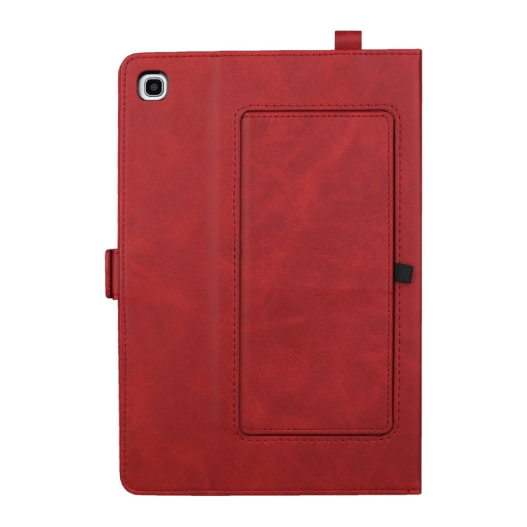 Horizontal Flip Double Bracket Leather Case for Galaxy Tab A 8 (2019) P200 / P205, with Card Slots & Photo Frame & Pen Slot