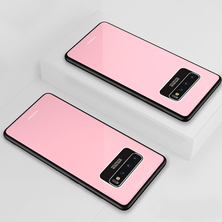 Lycra Series Eye Protection TPU Acrylic Protection Case for Galaxy S10