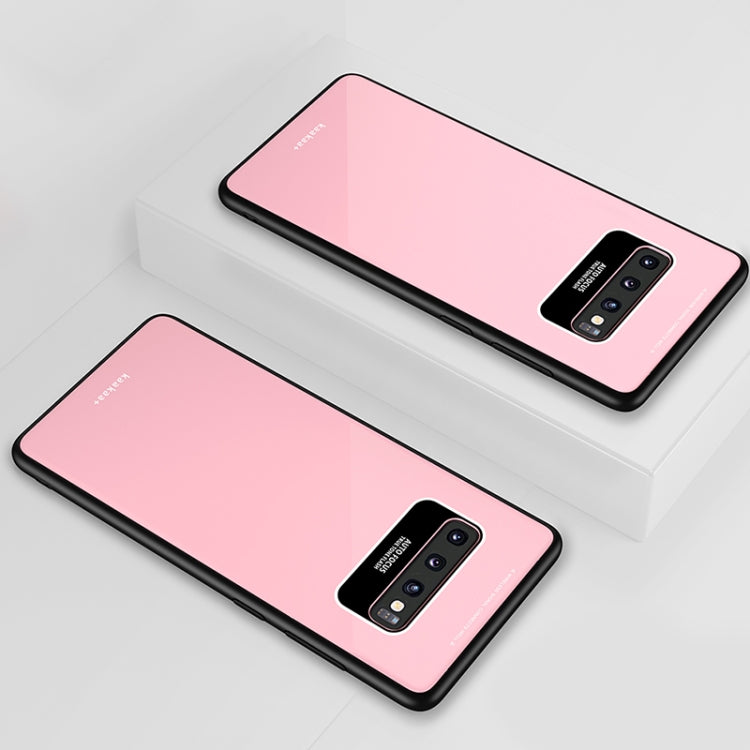 Lycra Series Eye Protection TPU Acrylic Protection Case for Galaxy S10+