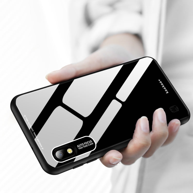 Lycra Series Eye Protection TPU Acrylic Protection Case for Galaxy A40