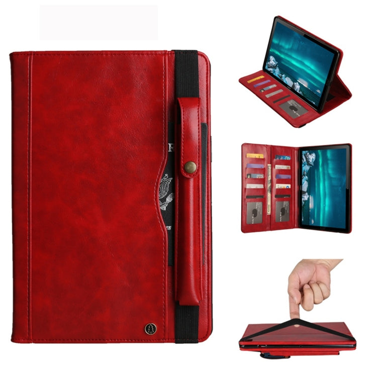 Horizontal Flip Leather Case for Huawei Mediapad M6 10.8, with Double Card Slots & Pen Slots & Holder & Wallet & Photo Frame