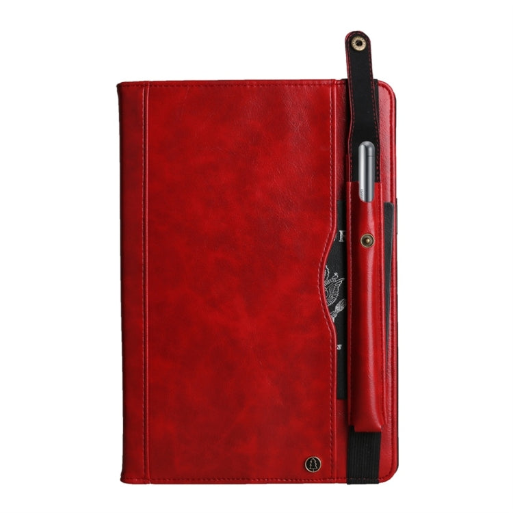 Horizontal Flip Leather Case for Huawei Mediapad M6 10.8, with Double Card Slots & Pen Slots & Holder & Wallet & Photo Frame