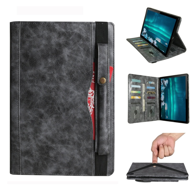 Horizontal Flip Leather Case for Huawei Mediapad M6 10.8, with Double Card Slots & Pen Slots & Holder & Wallet & Photo Frame
