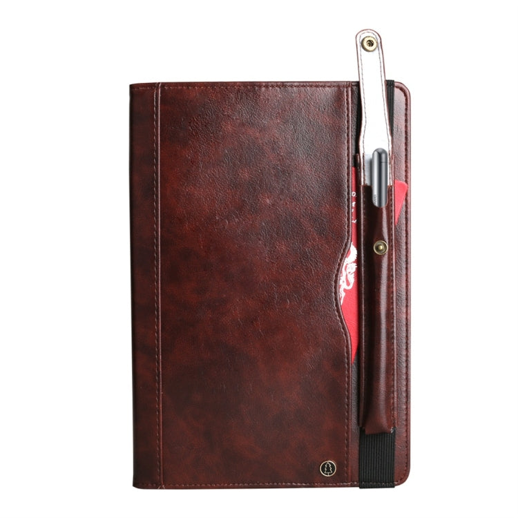 Horizontal Flip Leather Case for Huawei Mediapad M6 10.8, with Double Card Slots & Pen Slots & Holder & Wallet & Photo Frame