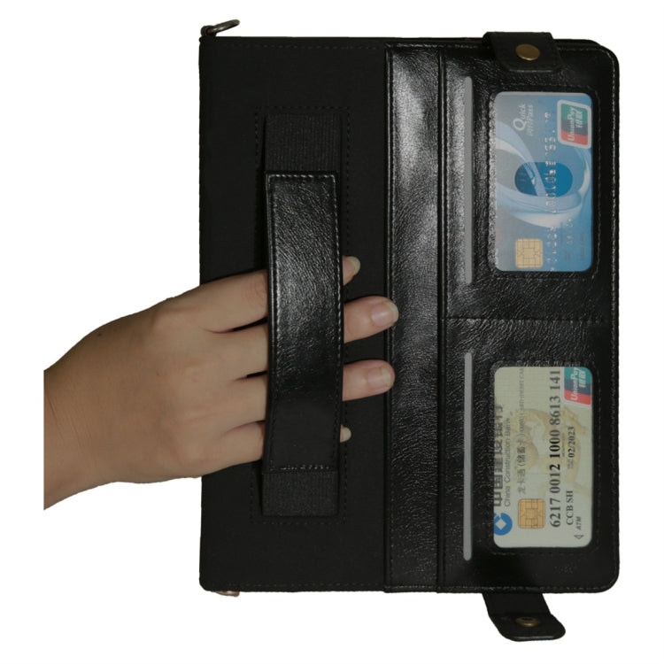 Envelope Horizontal Flip Leather Case for iPad 9.7 inch (2018) & (2017) / Air / Air 2 / Pro 9.7 inch, with Card Slots & Pen Slots & Holder & Wallet & Photo Frame & Shoulder Strap