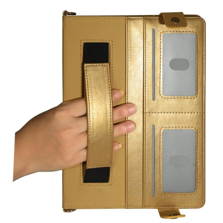 Envelope Horizontal Flip Leather Case for iPad 9.7 inch (2018) & (2017) / Air / Air 2 / Pro 9.7 inch, with Card Slots & Pen Slots & Holder & Wallet & Photo Frame & Shoulder Strap