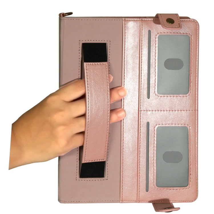 Envelope Horizontal Flip Leather Case for iPad 9.7 inch (2018) & (2017) / Air / Air 2 / Pro 9.7 inch, with Card Slots & Pen Slots & Holder & Wallet & Photo Frame & Shoulder Strap