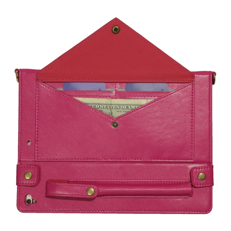 Envelope Horizontal Flip Leather Case for iPad 9.7 inch (2018) & (2017) / Air / Air 2 / Pro 9.7 inch, with Card Slots & Pen Slots & Holder & Wallet & Photo Frame & Shoulder Strap