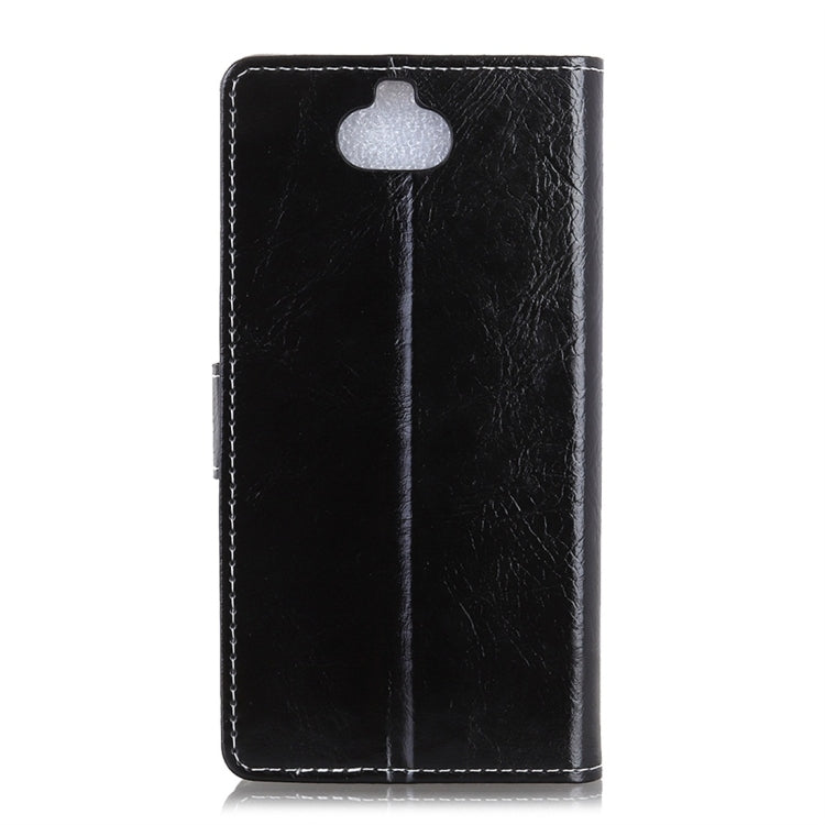 Retro Crazy Horse Texture Horizontal Flip Leather Case with Holder & Card Slots & Wallet & Photo Frame for Sony Xperia 8