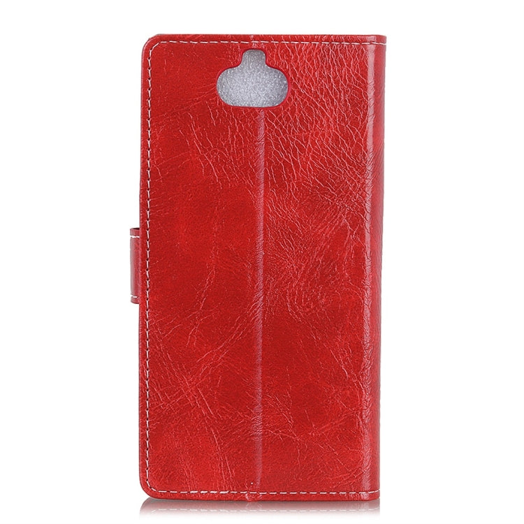Retro Crazy Horse Texture Horizontal Flip Leather Case with Holder & Card Slots & Wallet & Photo Frame for Sony Xperia 8