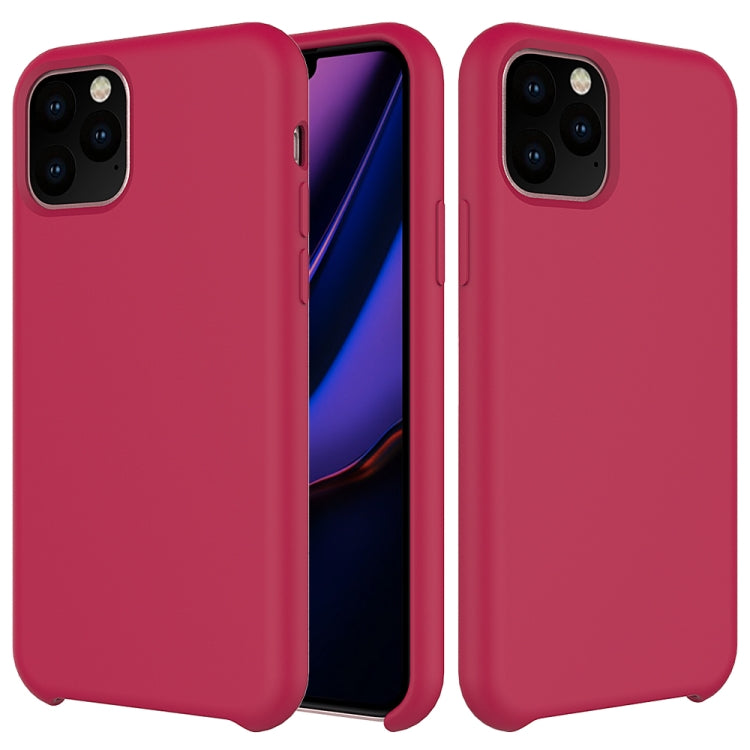 For iPhone 11 Pro Solid Color Liquid Silicone Shockproof Case