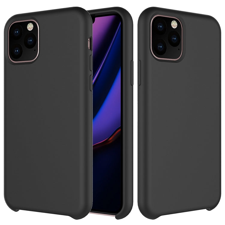 For iPhone 11 Pro Solid Color Liquid Silicone Shockproof Case