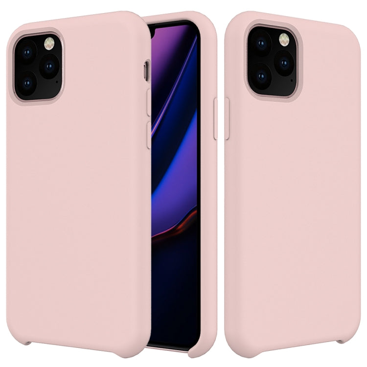 For iPhone 11 Pro Solid Color Liquid Silicone Shockproof Case