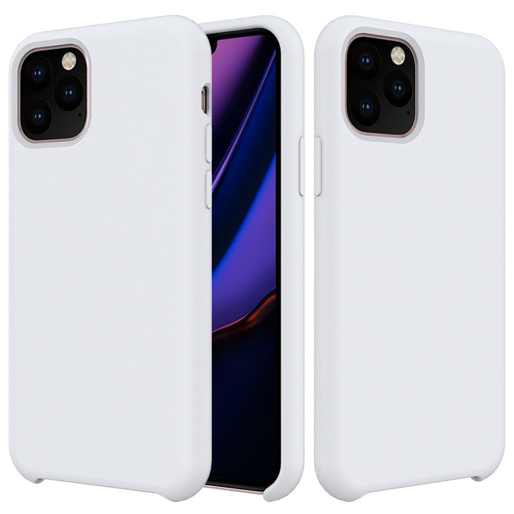 For iPhone 11 Pro Solid Color Liquid Silicone Shockproof Case