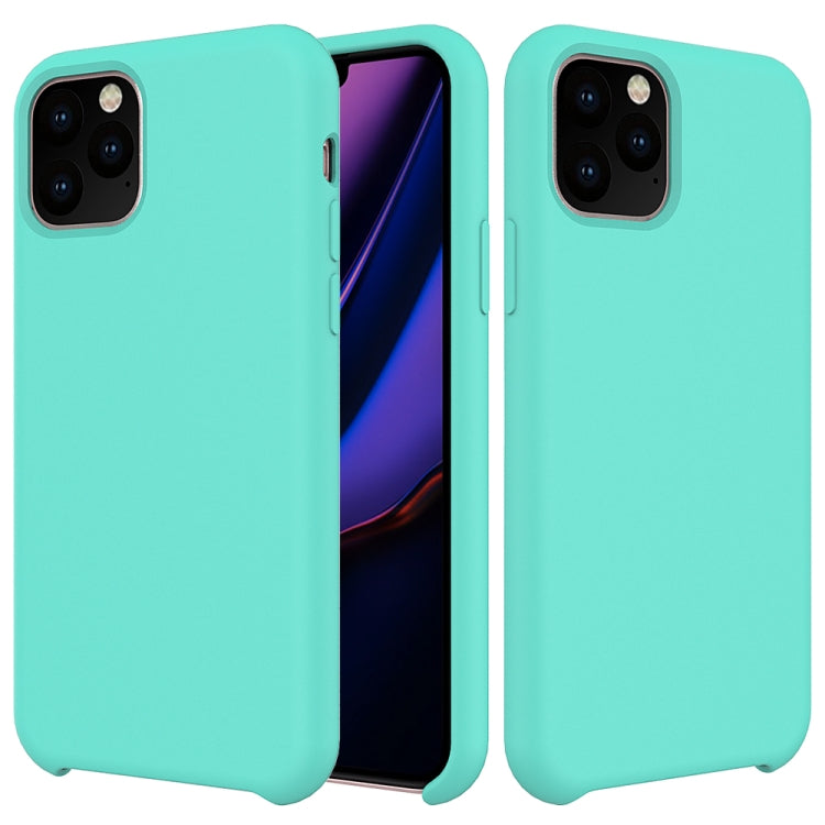 For iPhone 11 Pro Solid Color Liquid Silicone Shockproof Case