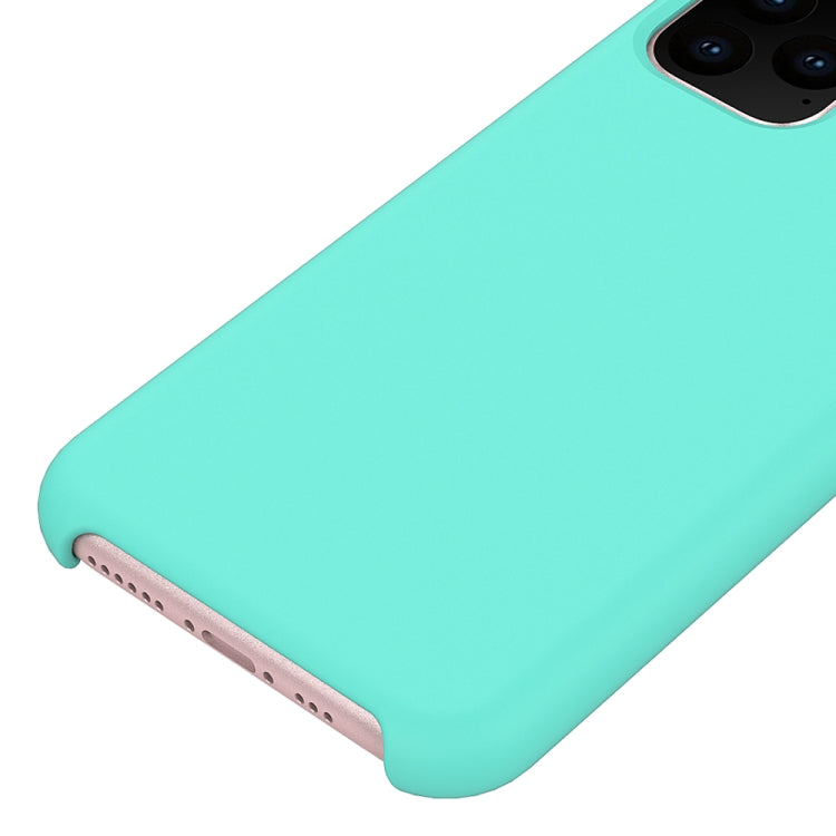 For iPhone 11 Pro Solid Color Liquid Silicone Shockproof Case