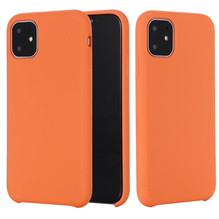 For iPhone 11 Pro Solid Color Liquid Silicone Shockproof Case