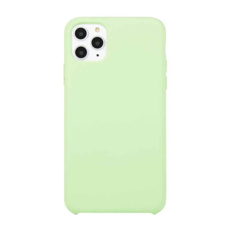 For iPhone 11 Solid Color Liquid Silicone Shockproof Case