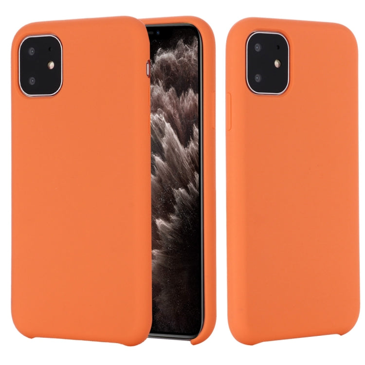For iPhone 11 Pro Max Solid Color Liquid Silicone Shockproof Case