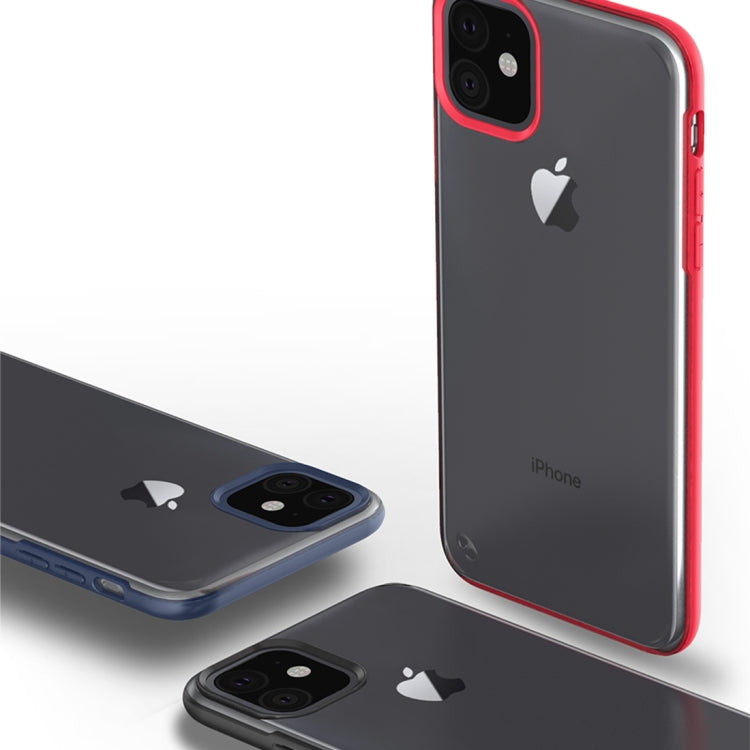For iPhone 11 Pro Shockproof Frosted PC+ TPU Transparent Protective Case