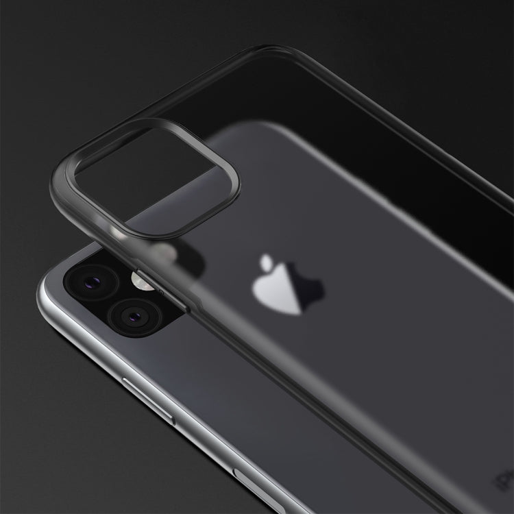 For iPhone 11 Shockproof Frosted PC+ TPU Transparent Protective Case