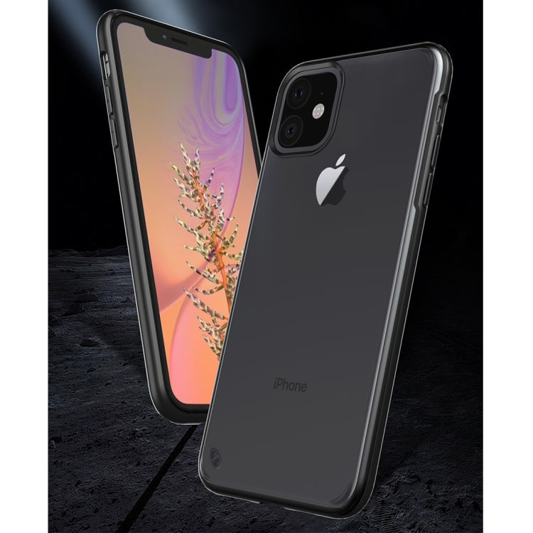 For iPhone 11 Shockproof Frosted PC+ TPU Transparent Protective Case