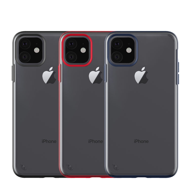 For iPhone 11 Pro Max Shockproof Frosted PC+ TPU Transparent Protective Case