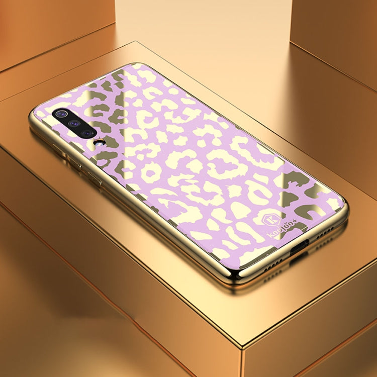 Leopard Pattern Electroplating Soft Frame Plexiglass Mirror Protective Case For Xiaomi Mi 9 SE