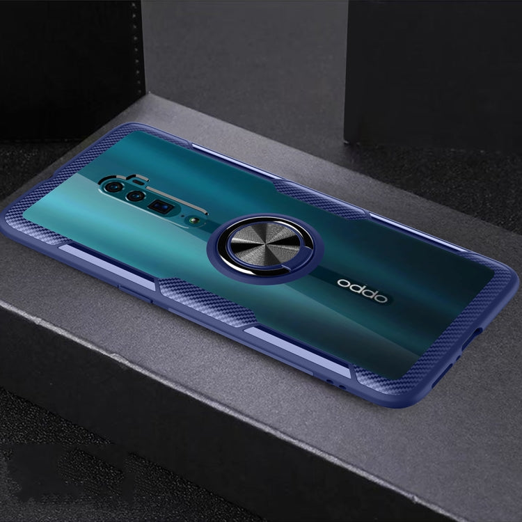 Scratchproof TPU + Acrylic Ring Bracket Protective Case For OPPO Reno 10x zoom