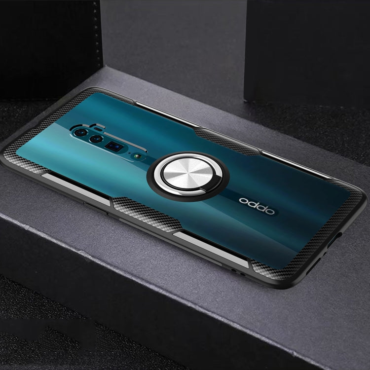 Scratchproof TPU + Acrylic Ring Bracket Protective Case For OPPO Reno 10x zoom