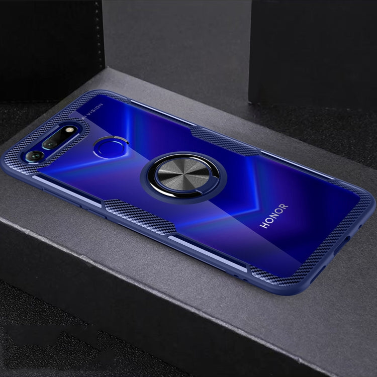 Scratchproof TPU + Acrylic Ring Bracket Protective Case For Huawei Honor View 20