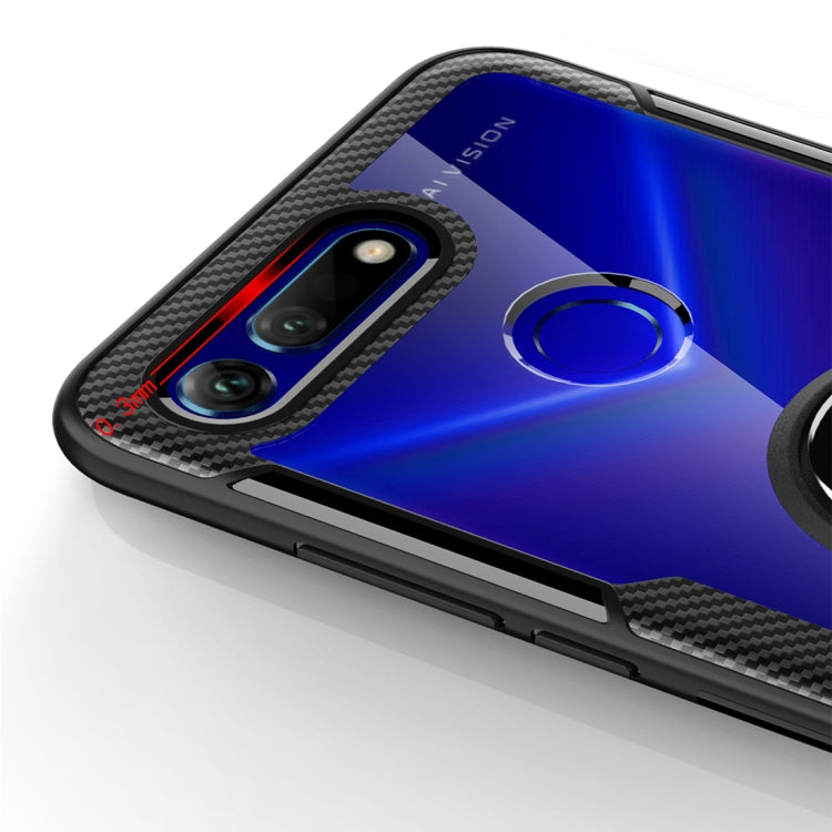 Scratchproof TPU + Acrylic Ring Bracket Protective Case For Huawei Honor View 20