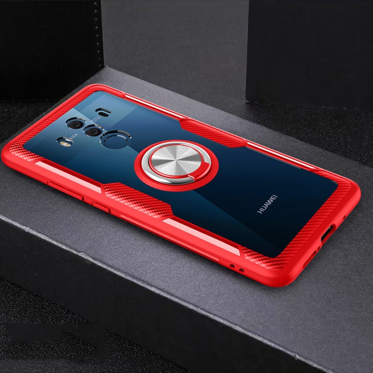 Scratchproof TPU + Acrylic Ring Bracket Protective Case For Huawei Mate 10 Pro
