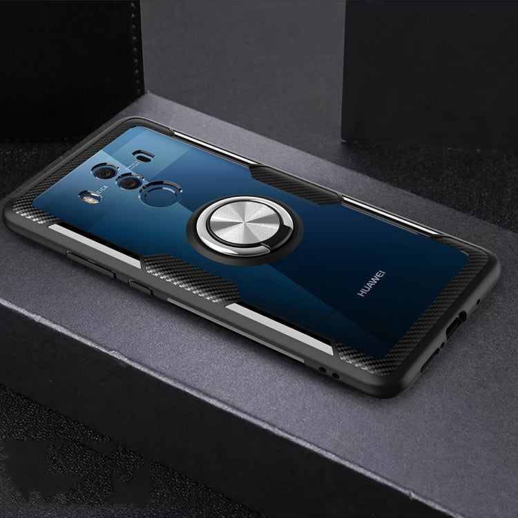 Scratchproof TPU + Acrylic Ring Bracket Protective Case For Huawei Mate 10 Pro