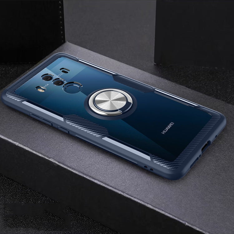 Scratchproof TPU + Acrylic Ring Bracket Protective Case For Huawei Mate 10 Pro