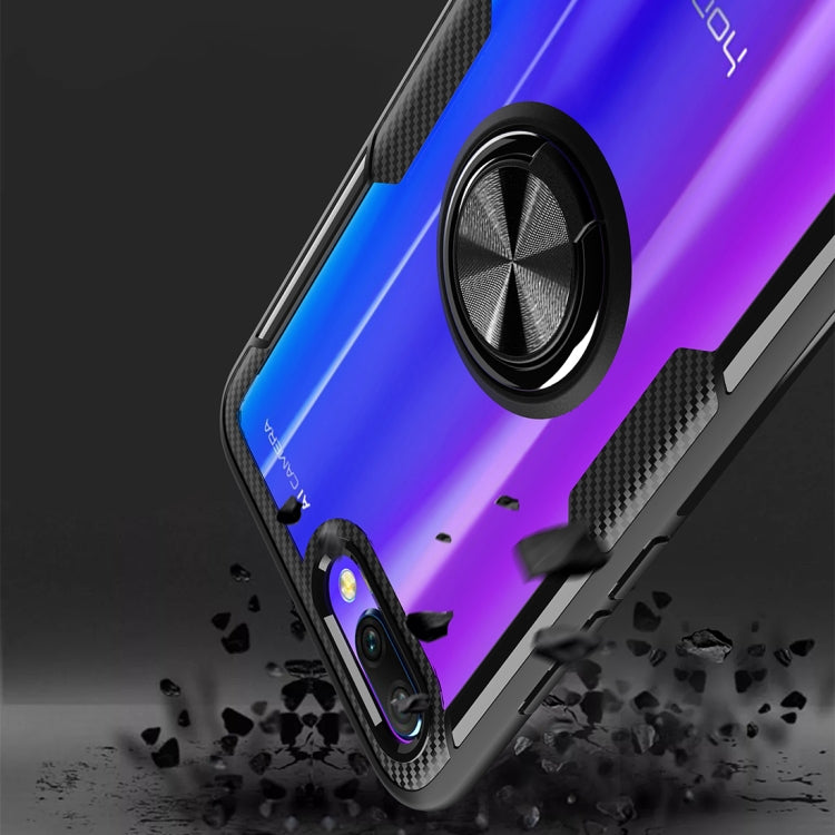 Scratchproof TPU + Acrylic Ring Bracket Protective Case For Huawei Honor 10