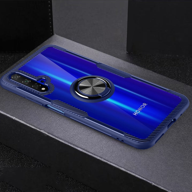 Scratchproof TPU + Acrylic Ring Bracket Protective Case For Huawei Honor 20