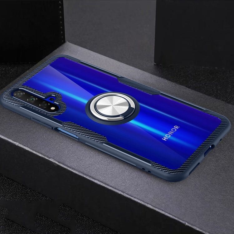 Scratchproof TPU + Acrylic Ring Bracket Protective Case For Huawei Honor 20