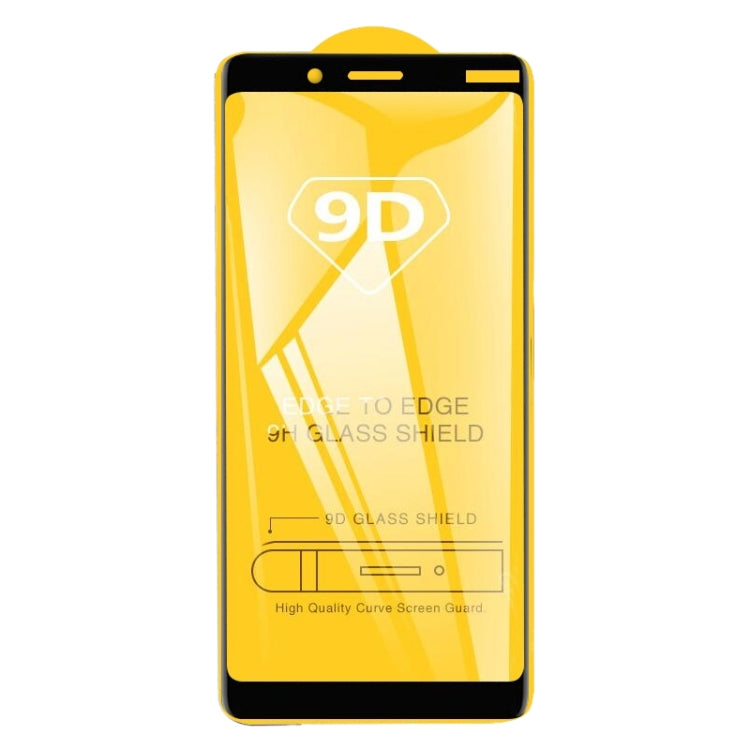 9D Full Glue Full Screen Tempered Glass Film For Nokia 3.1 Plus