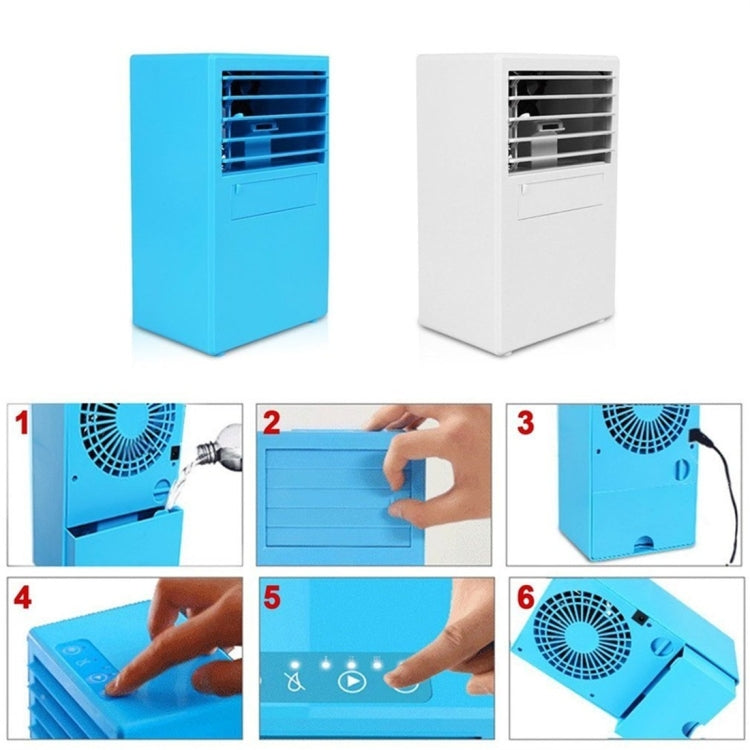 Multi-function Mute Spray Humidification Refrigeration Desktop Electric Fan, Support 3 Speed Control, AU Plug